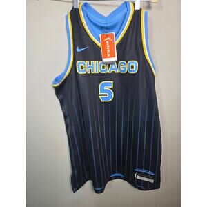 NWT Nike Angel Reese #5 Chicago Sky WNBA Youth XL 18/20 Jersey Blue Rebel